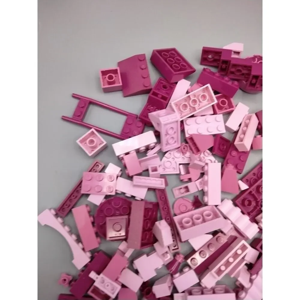 Lego Bricks Lot Pink Light And Dark 8 Oz